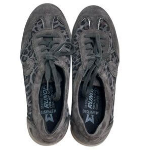 Mephisto Gray Leopard Print Athletic Shoes Women’s Size 8